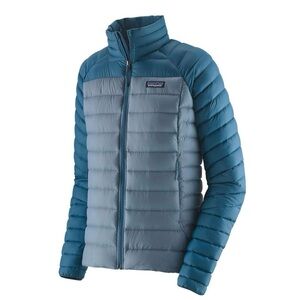 Patagonia Two-Tone Blue Quilted Jacket Light Plume Grey